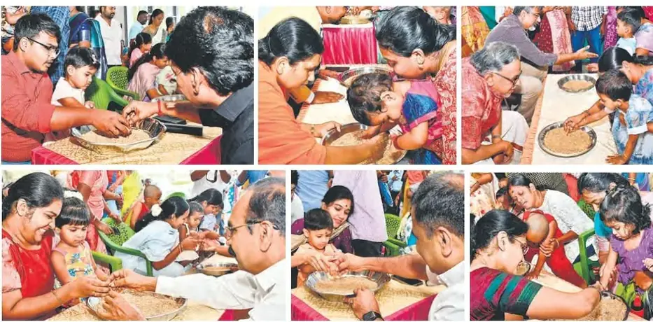 Dinamalar coverage of last year’s Vidhyarambham, photo 3
